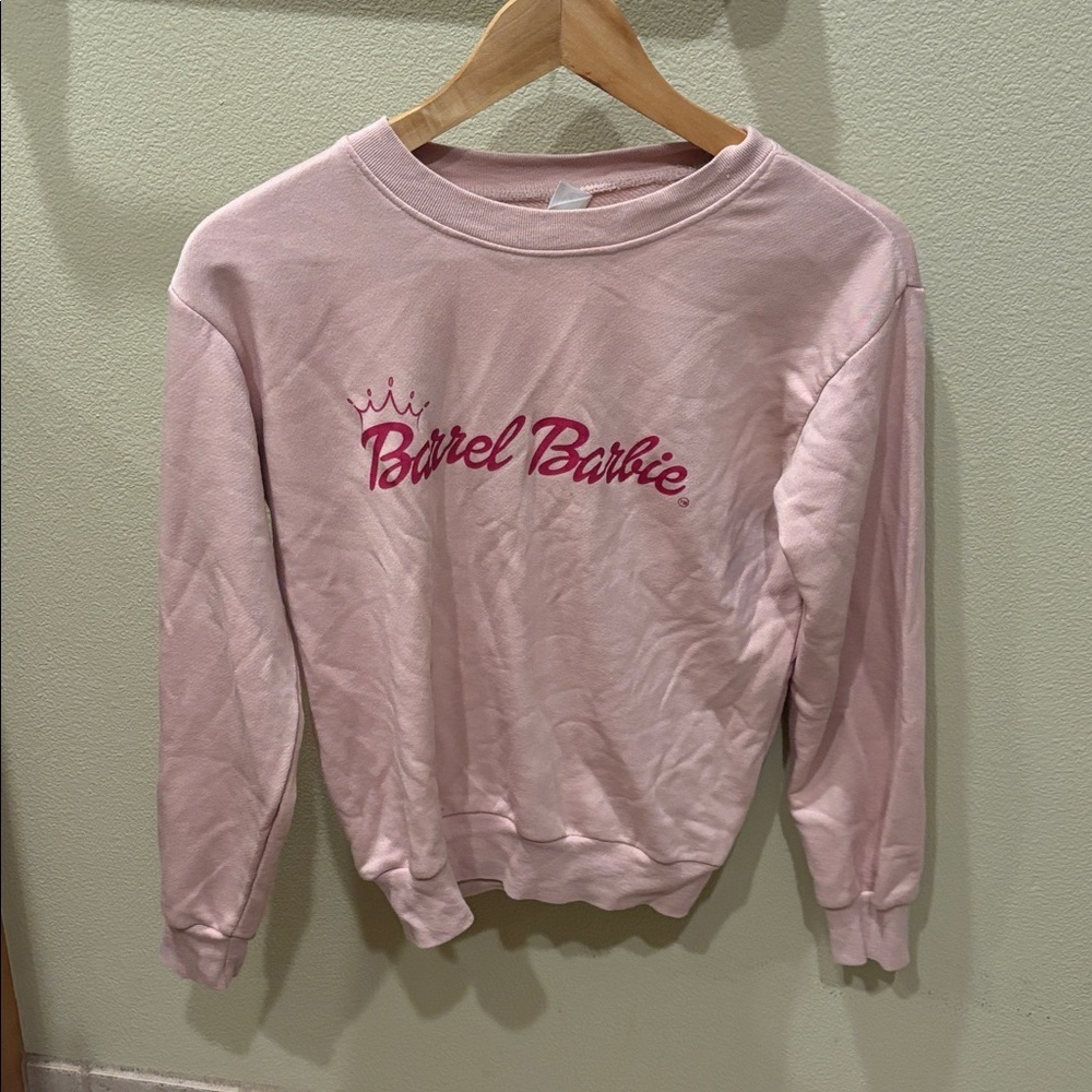 Barrel Barbie Light Pink Sweatshirt - Picture 3 of 10